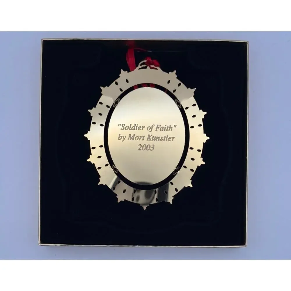 Mort Kunstler 2003 Soldier of Faith #1135 Civil War Christmas Ornament